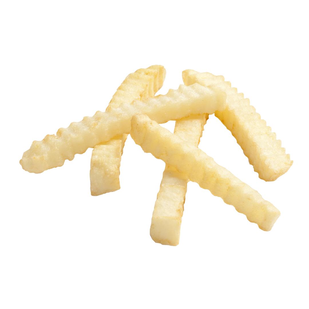 Papas a la francesa corte ondulado